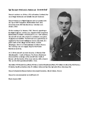A preview of a PDF biography for Anderson, Stewart McKenzie